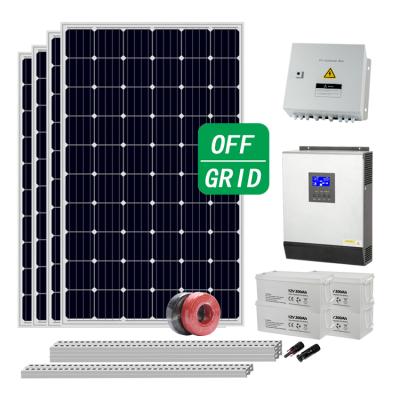 China Home Economic Residential 1000w 5kw 7kva 8kw 10kw 30kw Off Grid Inverter Home Hybrid Solar Power System for sale