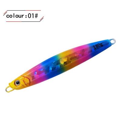 China 180g 220g Metal Swing Lead Slow Fishing Lure Lure Sea Fishing Luminous Iron Dish Fishing Lure for sale