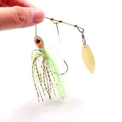 China OEM 13g metal jig anti corrosion main spinner bait spinnerbait sinkin metal spoon fishing lure for sale