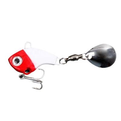 China Anti Corrosion Metal Mini Vib Lure With Spoon Baits 8g Spinner Crankbait Hard Lure Tackle for sale