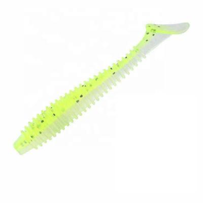 China Lua Bait Pvc T-tail Soft Plastic Fish Fishing 7cm/2.7g Soft PVC Fish Lure for sale