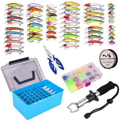 China 145pcs/set Plastic VIB Simulate To Lure Combo Bait Fishing Lure Set Artificial Kit for sale