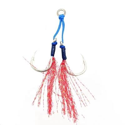 China Wholesale Anti Corrosion UV Gel Wire High Carbon Steel Building Hooks Help Fishing Hook for sale