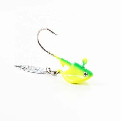 China Wholesale 6g Lead/Colorful Lead Jig Heads Jig 10g/12g/21g 3pieces Bag/Heads Fishing Lure for sale