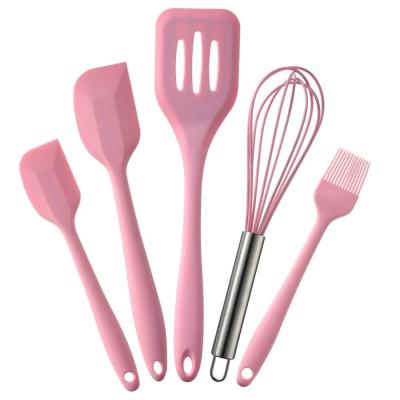 China Wholesale Viable Luxury Modern Cute Utensils Silicone Home and Kitchen Cooking Tools Accessories Set for sale