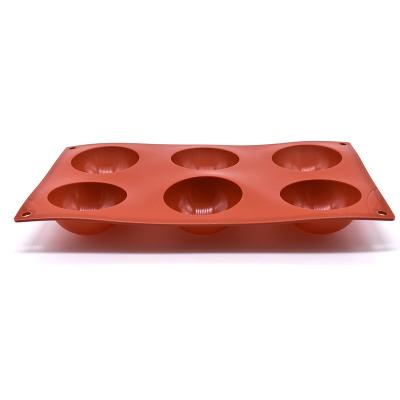 China Viable Hot Selling Cake Baking Molds Silicone Hot Chocolate Bomb Mold for sale