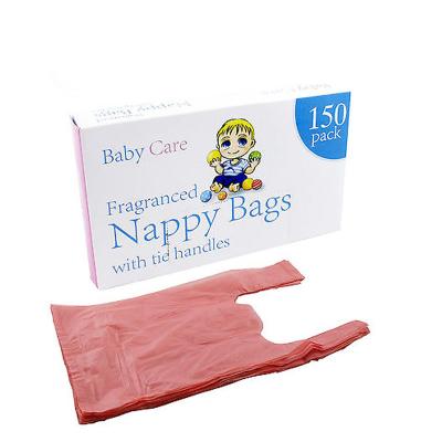 China Disposable Wholesale Scented Baby & Doll Diaper Refill Bags for sale