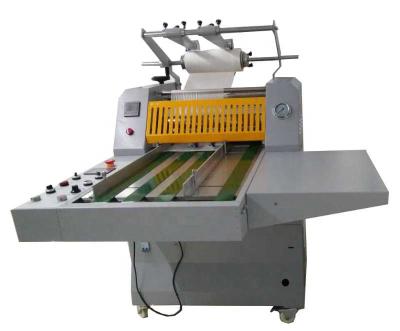 China machinery & FM-520Z A2 Material Single Sided Manual Feeding Automatic Cutting Semi-automatic Hot Roll Laminator With Overlap Regulation for sale