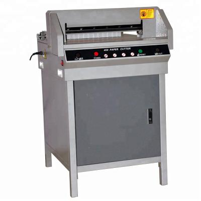 China G450V+ Big Size 450mm Paper Cutter Electric Paper Cutting Machine For Magazine Postcard G450V+ for sale