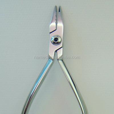 China Solid stainless steel dental orthodontic pliers wire bending jarabak for sale