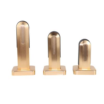 China Simple Design Style Aluminium Profile Glass Clamp Manufactures Pool Fence Glass Posts for sale