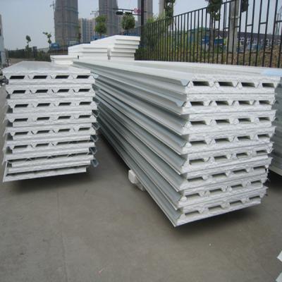 China 950MM Color Steel EPS Sandwich Panel EPS Sandwich Panel Polystyrene Foam Sandwich Panel for sale