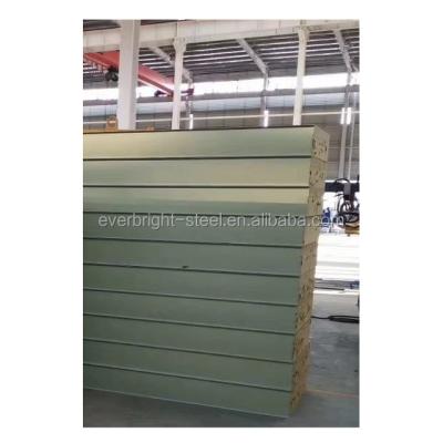 China 1150MM Rock Wool Sandwich Wall Panel Mineral Wool Sandwich Panel 200mm Thick for sale