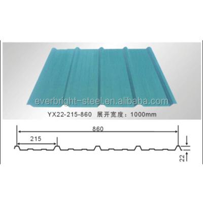 China Modern 860/900/950/980/1050mm Corrugated Steel Sheets Galvanized Steel Roof Sheet for sale