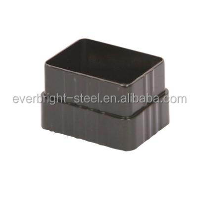 China Environmental Rain Gutter Roof Square Aluminum Alloy Pipe Connector for sale