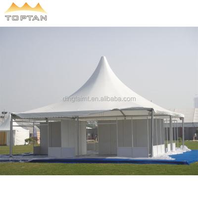 China Beautiful Design 15mx15m Outdoor UV Resistant Hot Sale Event Wedding Pagoda Tent Commercial Price for sale