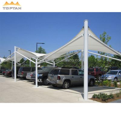 China Waterproof 2021 hot sales membrane structure hotel canopy tent for sale luxury tent glamping tent for car parking for sale