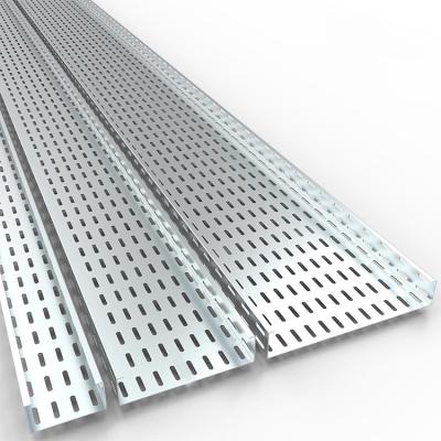 China Manufacturer Steel Electric Cable Tray Cross Sea Bridge Hot Dip Galvanization Ladder Cable Tray And Perforated Cable Management Tray for sale