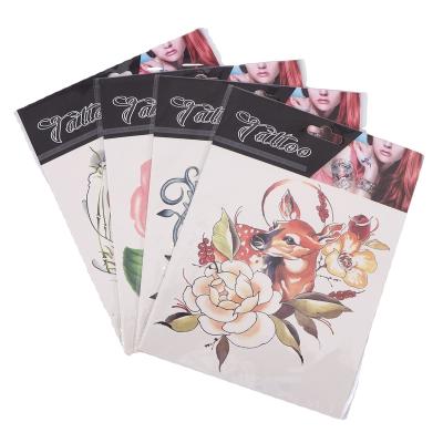 China 2022 Customs Self Adhesive Flower And Animal Style Temporary Body Art Tattoo Sticker for sale