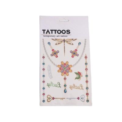 China Factory Supply Custom Design Fashion Art Art Temporary Tattoo Stickers Self Adhesive for sale