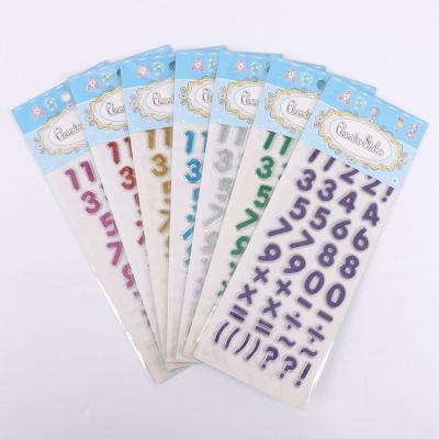 China Wholesale Cheap High Quality EVA PVC Self Adhesive Letter Alphabet Foam Cute Puffy Pattern 3D Kids DIY Stickers for sale