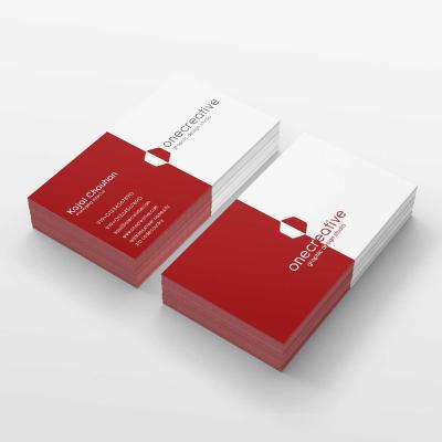 China paper & Eco-friendly Cardboard Printing Customized With Your Logo 3D Emboss Paper Card Business Card Name Card for sale