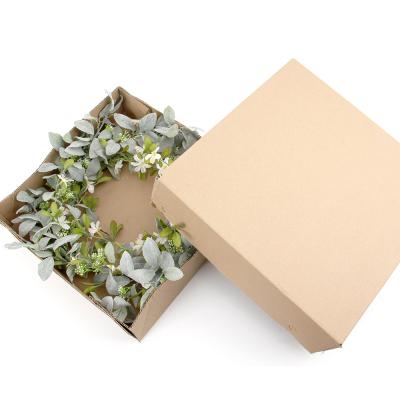 China Silk Wedding Decorative Wreath With Carton Packing 4in1 Standard Sales Packing Artificial Flowers for sale