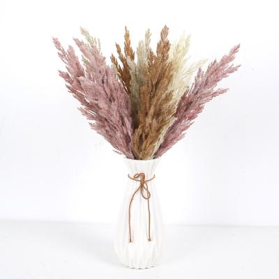 China Silk+plastic real touch simulation reed home decorations wholesale price feeling cheap bulk artificial flowers for sale