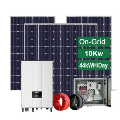 China Hot Sale 10kw Home Grid Tie Solar Power Inverter On Grid Inverter 10000w Certificated Industrial Solar Inverter For Sale for sale