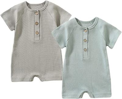 China Soft ; Comfortable Wholesale And Sell To Custom Design Baby Bamboo Romper / Cotton Zipper for sale