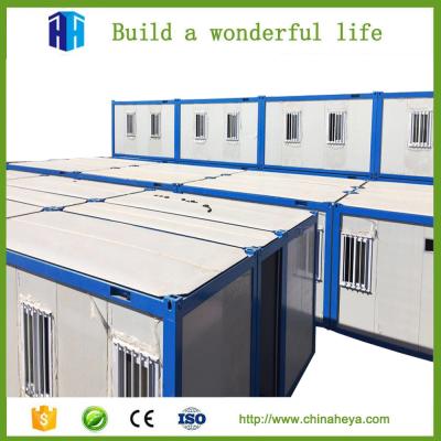 China Flat track container mobile camp house living container house for sale