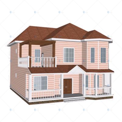 China Luxury Villa - (QB14) Steel Sandwich Panel Prefab House Professional Design House Eps Color Steel Prefab House for sale