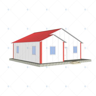 China Heya-2B04-A China 2-room high quality eco-friendly sandwich panel house for sale for sale