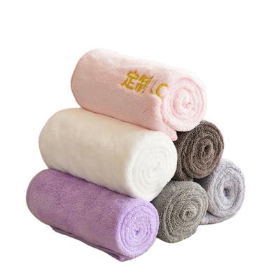 China Compressed SPA Custom Hair Towel Super Absorbent Quick Dry Hair Turban Ultra Plush Microfiber Hair Drying Wrap Salon Towel For Women for sale