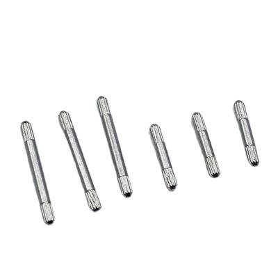 China Knurled Pin Custom Size Knurled Pin For Watch 1.0mm Double Tips Knurled 8mm To 28mm Band Strap Link Bar Pin for sale