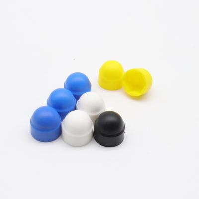 China White Gray Green Yellow Black Color Nylon Plastic Decorative Nylon Plastic Protective Bolt Head Covers For Screws for sale