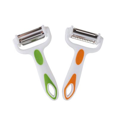 China Sustainable Hanging Design Kitchen Tools - 3 in 1 Fruit and Fruit Peeler Vegetable Mincing Paring Knives for sale