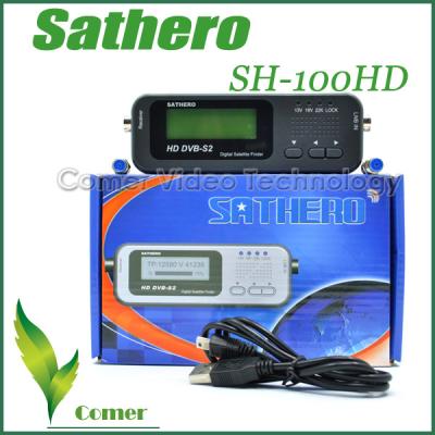 China Sathero por satélite portátil SH-100HD del buscador de Digitaces con la protección del cortocircuito de LNB en venta