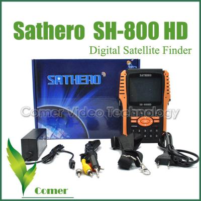 China DVB-S/S2 3,5 Schirm-Hand-Digital-Satellitensucher Sathero SH-800HD des Zoll-HD TFT LCD zu verkaufen