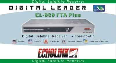 China MPEG 2 / DVB Echolink 888 FTA super plus Satellite TV Receivers for sale