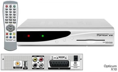 China Opticum X10P High Definition Satellite Receiver 100-250V AC 50/60 Hz for sale