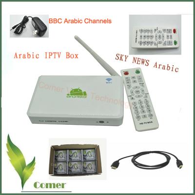 Chine Joueur androïde de l'androïde 4,0 de la boîte OSN de l'arabe IPTV de serveur plus arabe d'IPTV 500 à vendre