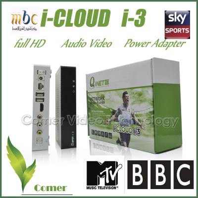 China Light Weight White India IPTV Box Arabic Android 4.2 TV Player with 2 USB for sale