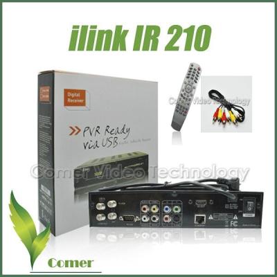 China FTA Receptor HD ILINK IR210 Satellite Receiver DVB-S Black Color TV Box USB 2.0 for sale