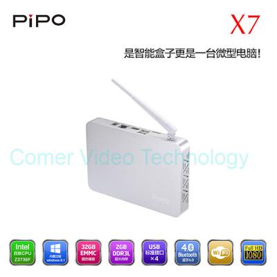 China Black Mini PC PIPO X7 IPTV+DVB-S2 With Z3736F 1.83GHz CPU for sale