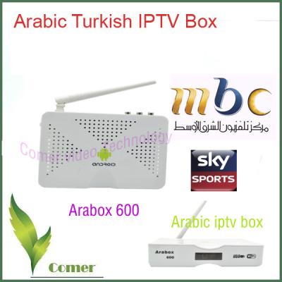 China 1080P Kurdish Channel Turkish IPTV Box Android 4.2 Dual Core With 200 HD Channels for sale