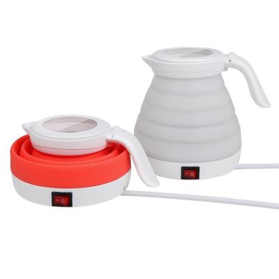 China Household Electric Hotel Kettle Travel Temperature Control Silicone Folding Kettle Portable Electric Kettle for sale