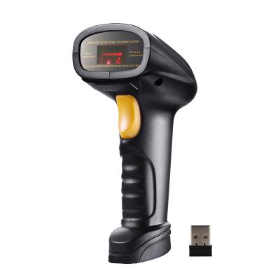 China Cordless Versatile 2-in-1 Barcode Scanner (2.4Ghz Wireless+USB 2.0 Wired) with Battery Level Indicator 328 Feet Transmission DIS A4 Height for sale