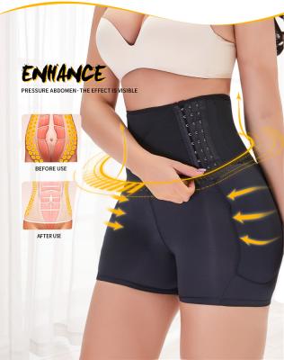 China Seamless Shaper Antibacterial Wholesale Panties Body Control Tummy Thigh Slimming Shapewear Padded For Women With Strong Hook for sale