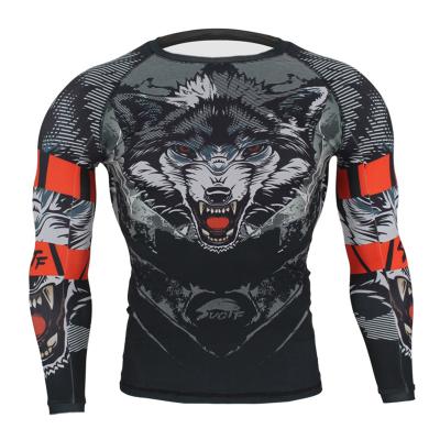 China Unti-bacterial; Breathable; The color will not fade; Dry fit; Newest Design Muttahida Majlis-e-Amal Elasticity Voucher Boxing T-Shirt Sublimation Pattern Long for sale